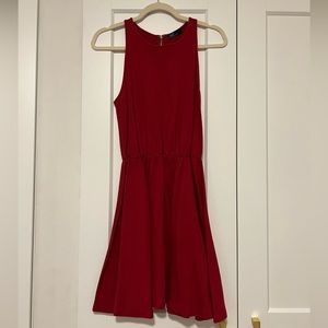 GAP Classic Red A-Line Sleeveless Dress